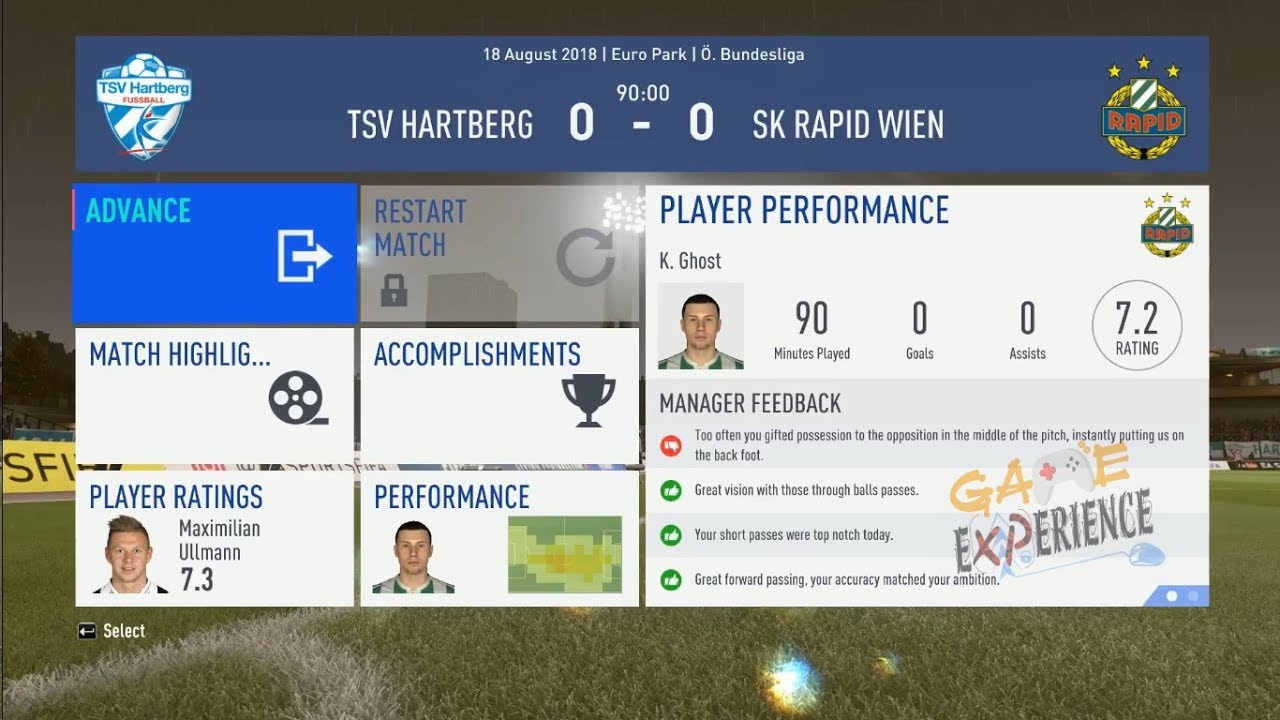 FIFA 19 | a draw game [D 0-0] - Game Experience
