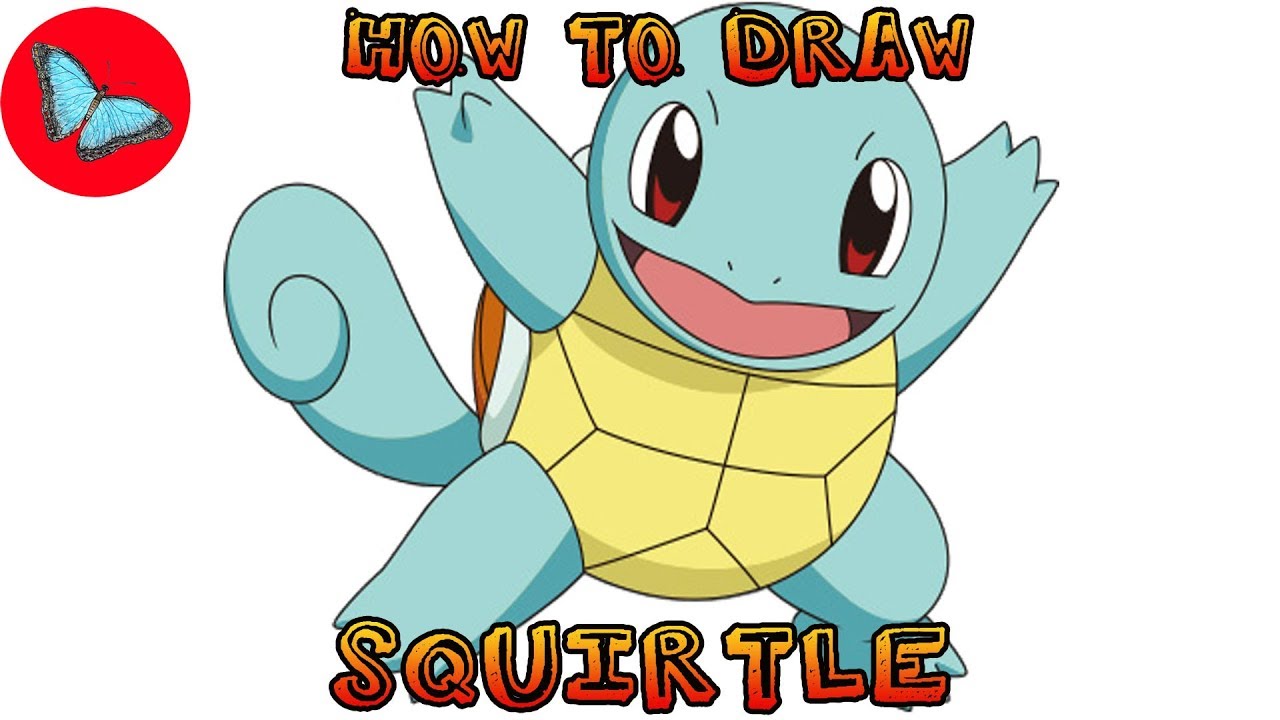 How To Draw Pokemon - Squirtle | Drawing Animals