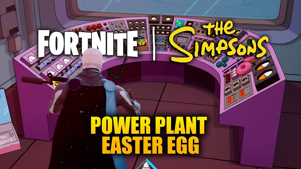 Fortnite: The Simpsons - Secret Power Plant Easter Egg (Legendary Loot)