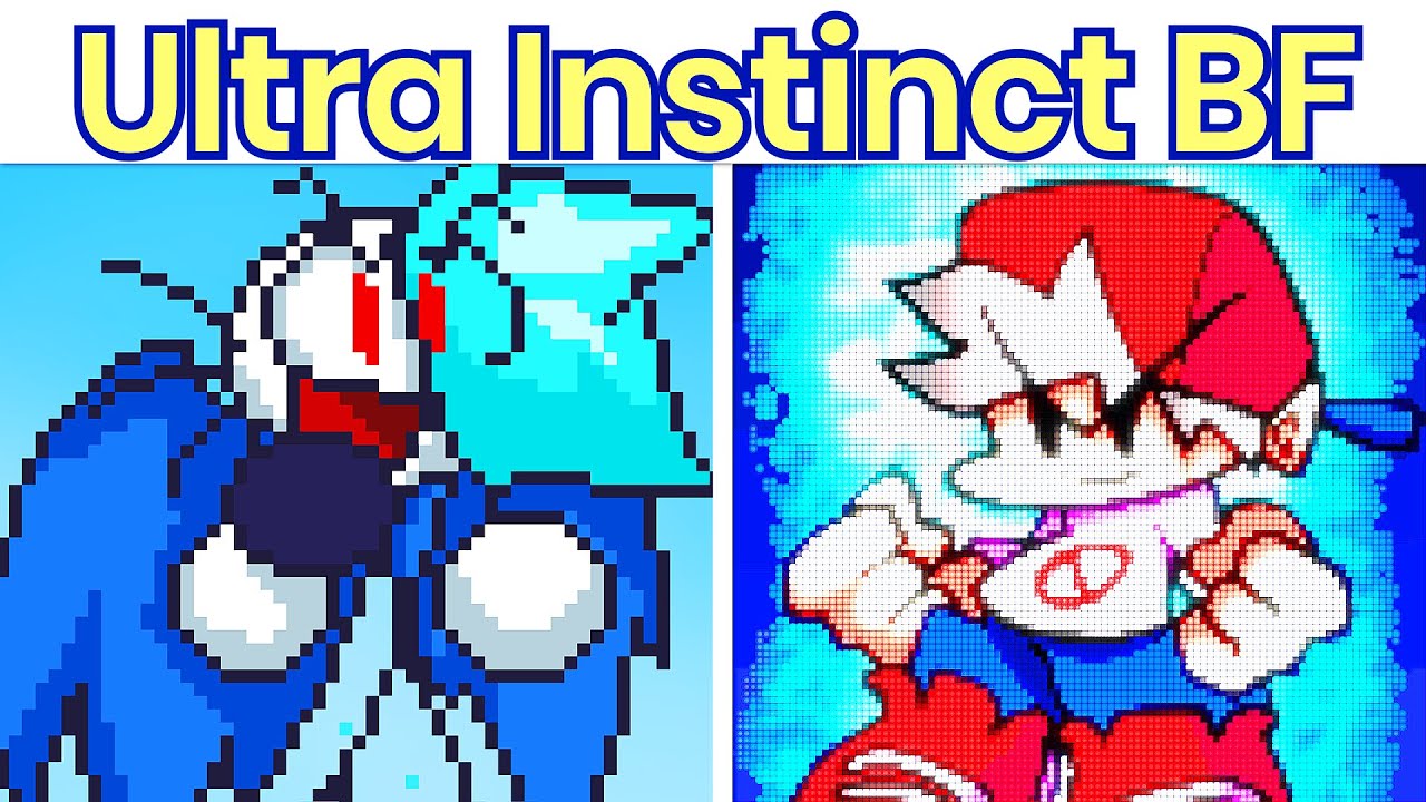 Friday Night Funkin': VS Rian The Stickman (BF Goes Ultra Instinct) Cutscenes/Endings - FNF Mod