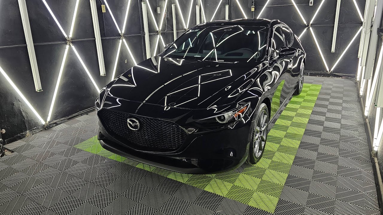 Así quedó el mazda