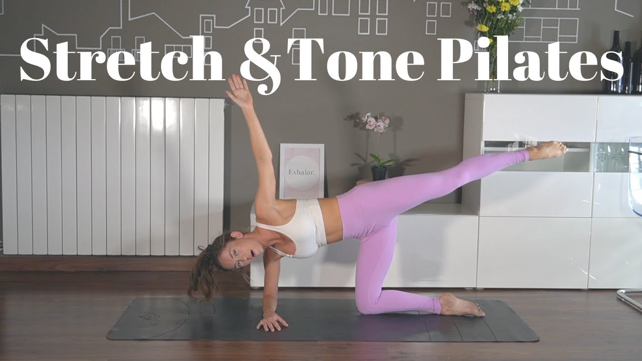 20 Minutes Lengthen & Tone Pilates | Legs, Butt and Core Workout | No Equipment | Exhalar Studio