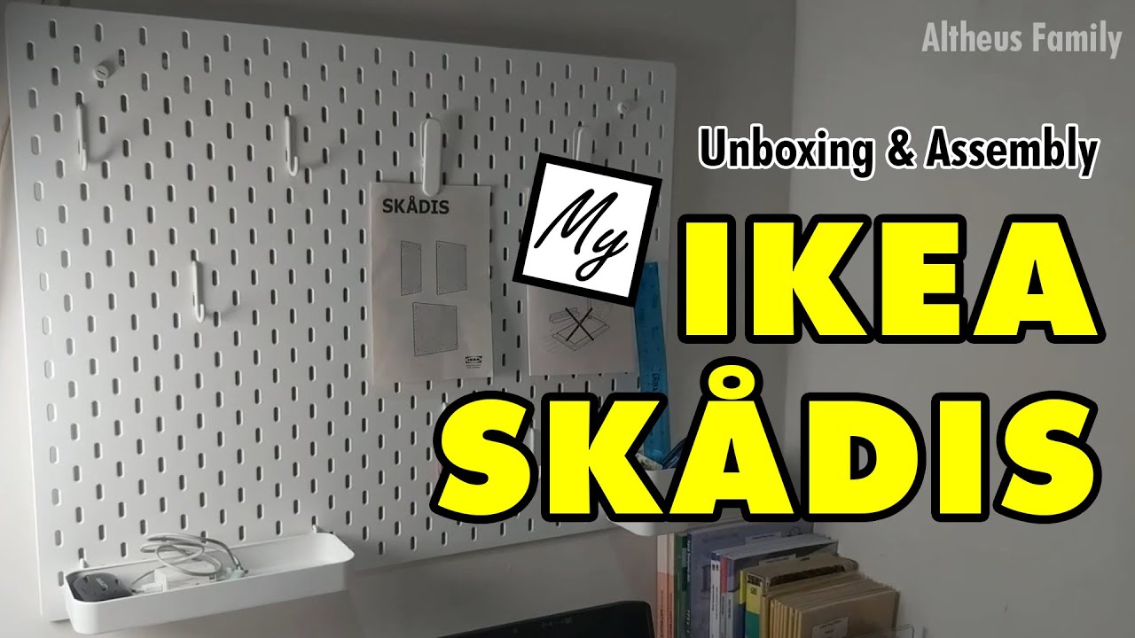 Unboxing and Assembly Pegboard IKEA Skadis