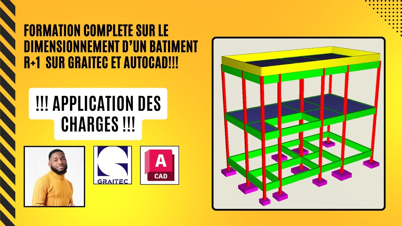 GRAITEC OMD and AutoCAD training (how to apply loads on GRAITEC OMD 2022)