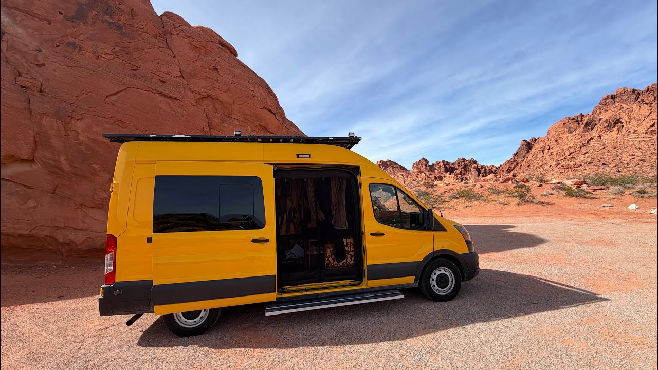 🔴 Van Life || Camping off grid My Tiny Home On Wheels