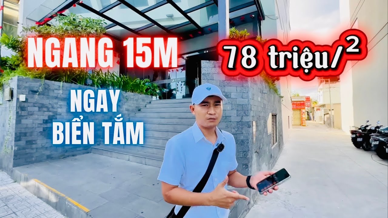 ( đã bán)  Đất đẹp gần biển Nha Trang mua tách lô hoặc xây đẹp mặt tiền 15 mét thông tiện ích 
