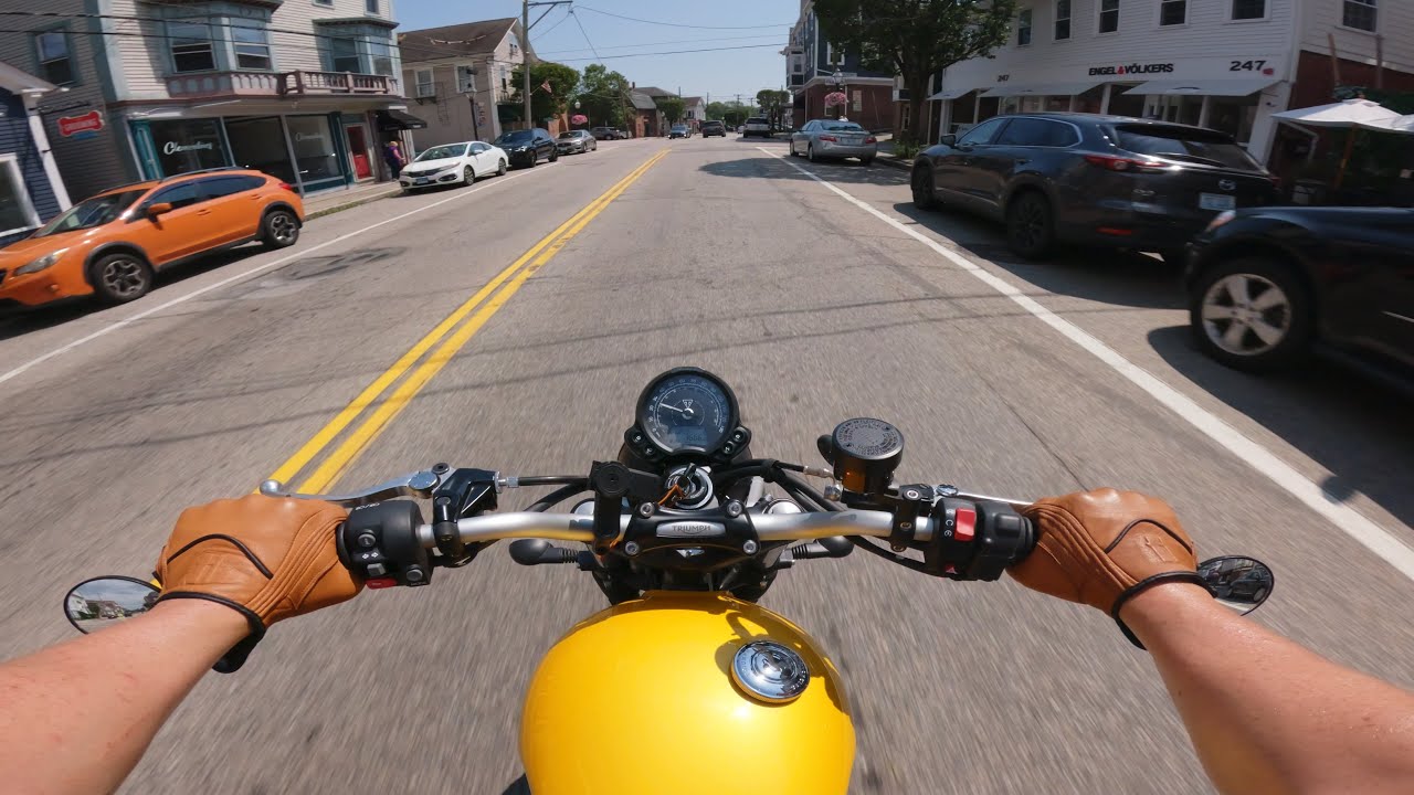 Afternoon City Ride for Coffee ☕ | ASMR Motorcycle Sounds & Relaxing Vibes