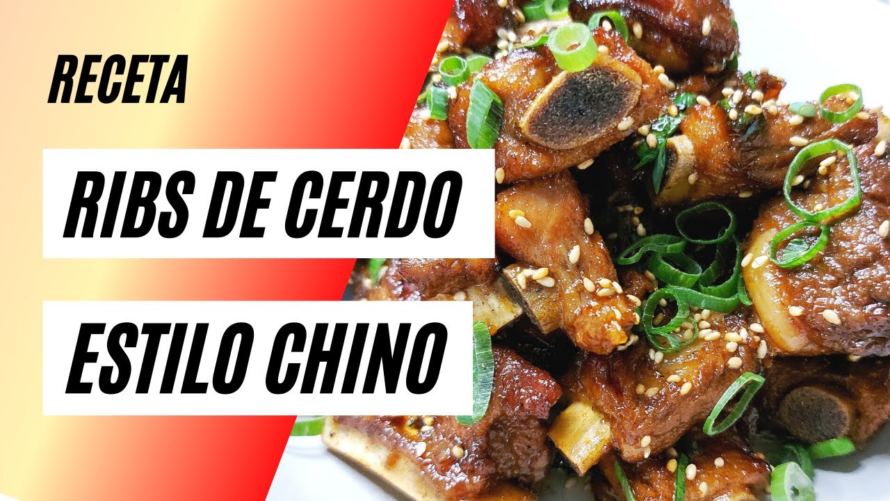 Receta Costillas de cerdo estilo chino 🔥❤🔪