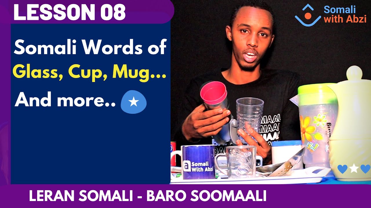 LEARN SOMALI - 25 Kitchen Items in Somali language | Somali For Beginners