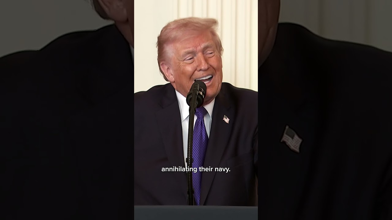 Trump addresses Iran war in first public event since conflict began