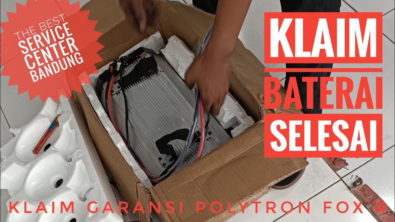 Diagnosa baterai di Bandung - Akhirnya klaim baterai selesai Polytron Fox R part 5