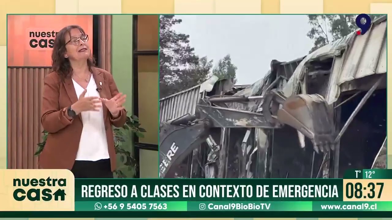 Subsecretaria de Educación detalla plan para asegurar inicio de clases tras incendios en Biobío
