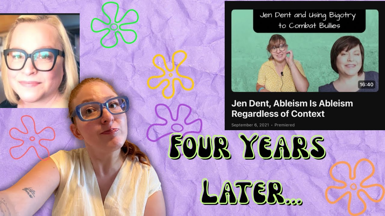 Jen Dent по-прежнему использует инвалидность как оскорбление, а её друзья игнорируют её эйблизм