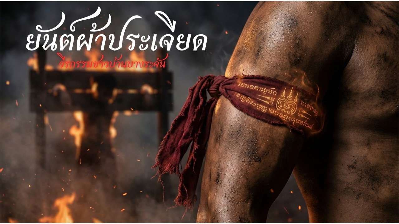 ยันต์ผ้าประเจียด (Sacred Cloth) - ยิงไม่ออก ฟันไม่เข้า! ตำนานบางระจัน - The Parallel Reccord
