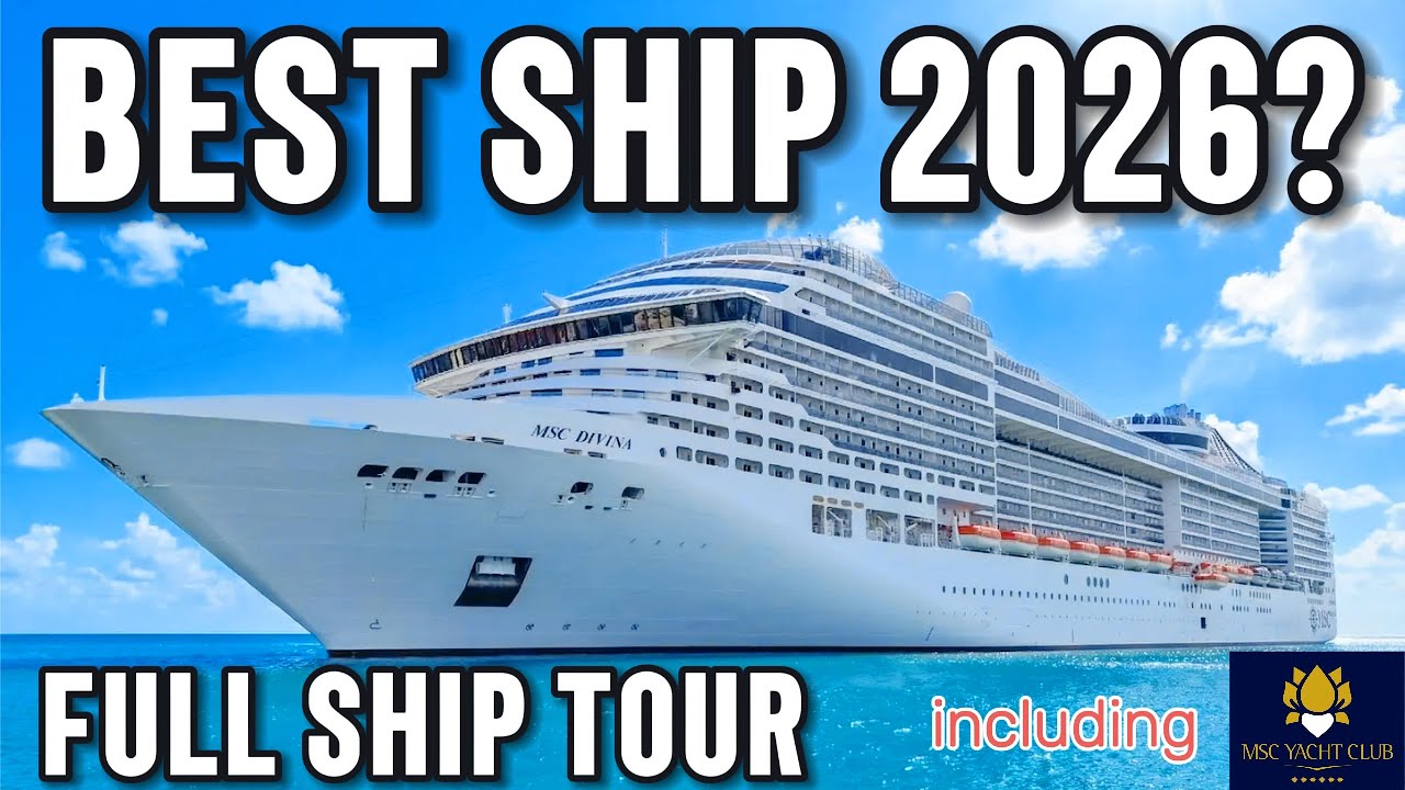 Полный обзор лайнера MSC Divina в 2026 году 🚢 | Экскурсия по кораблю + эксклюзивные зоны яхт-клуба