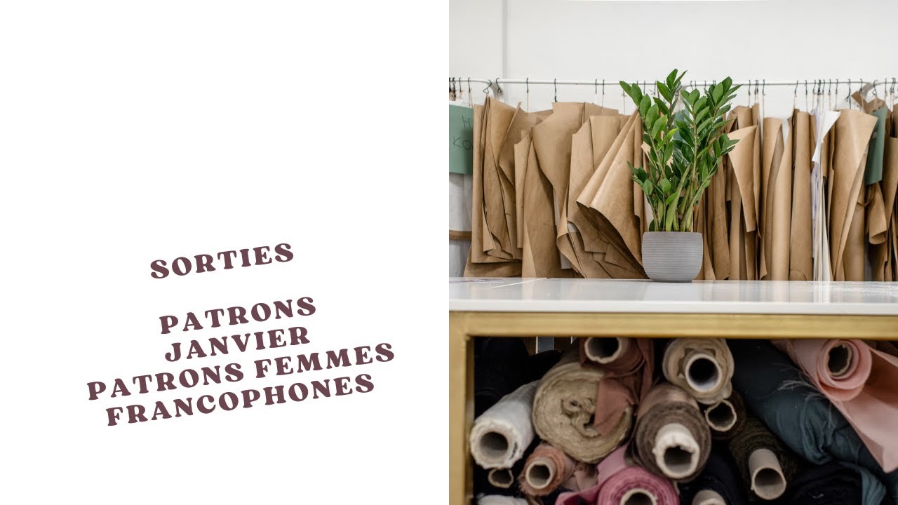 Sorties patrons du mois de janvier, 1ere partie : femmes francophones