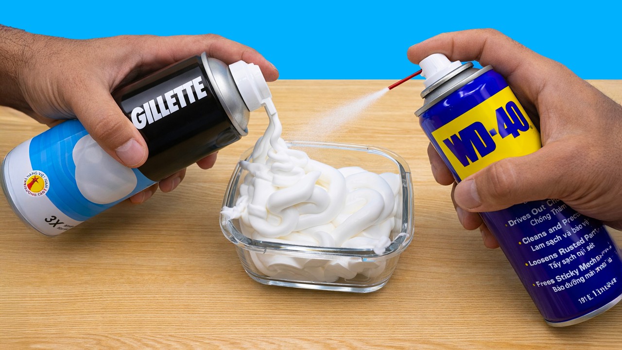 Смешайте WD-40 с пеной для бритья и зарабатывайте доллары😱! Этот безумный трюк действительно рабо...