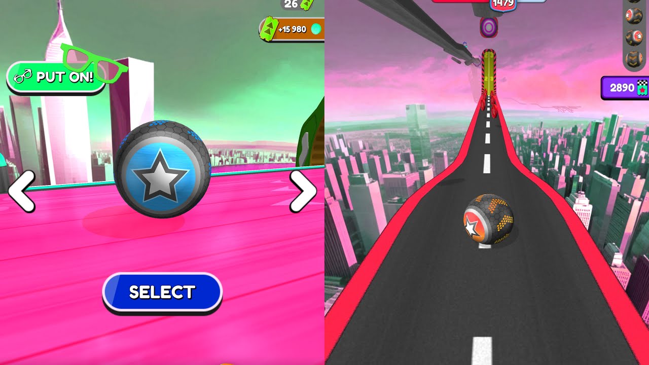 Going Balls Speedrun Challenge Vs Reverse Balls Speedrun Walkthrough Gameplay