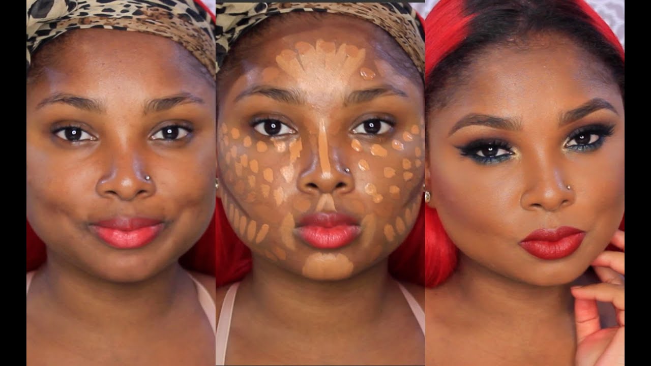Drug Store foundation / highlighting & contouring routine - Queenii Rozenblad