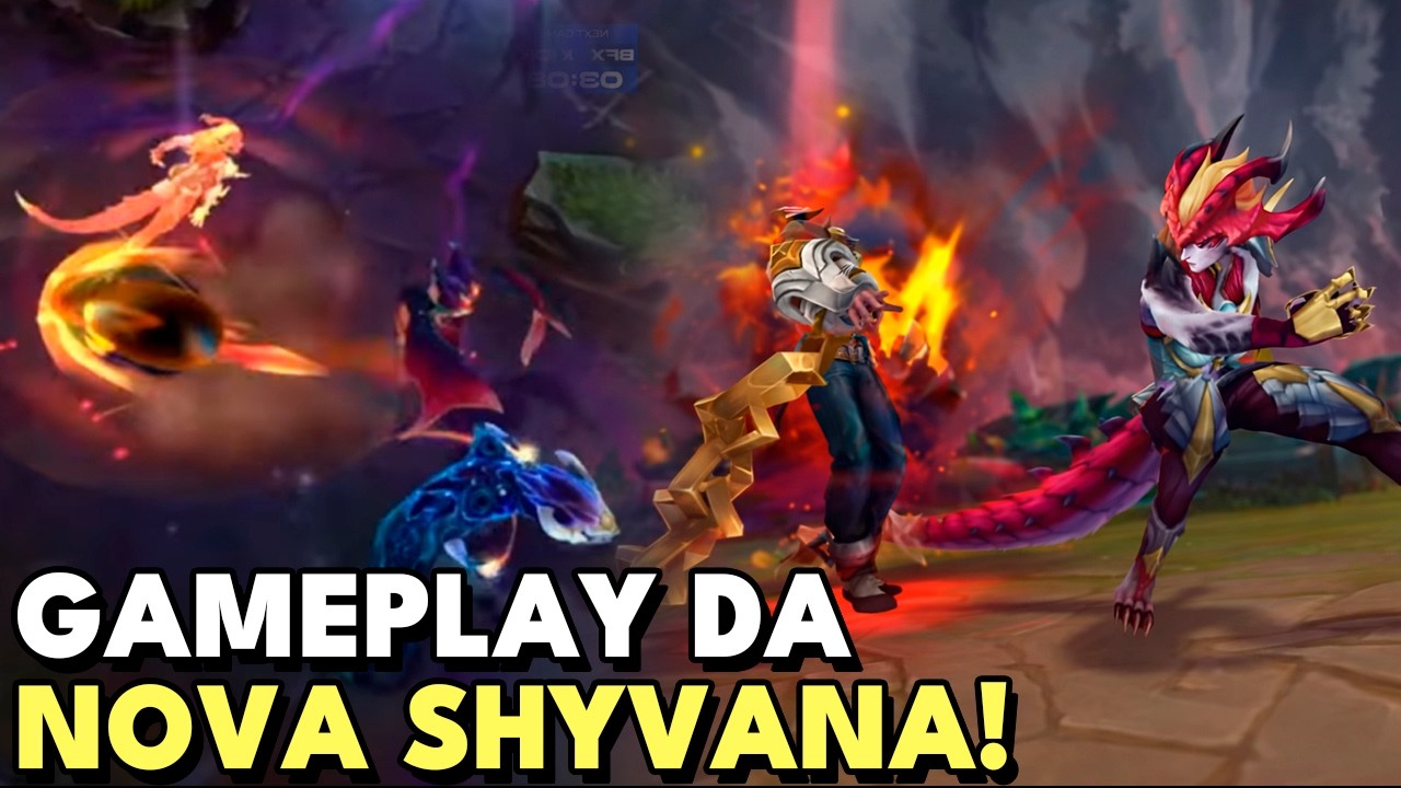 RIOT REVELOU GAMEPLAY DO REWORK DA SHYVANA!