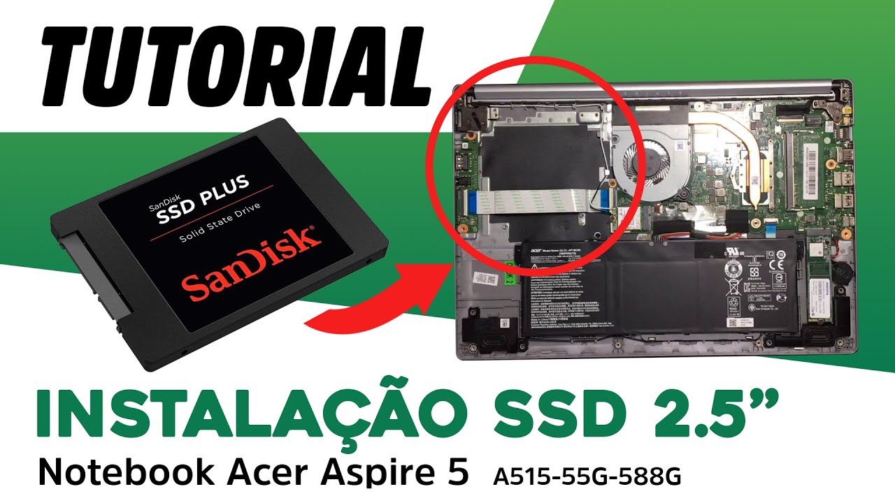 Instalação de SSD 2.5