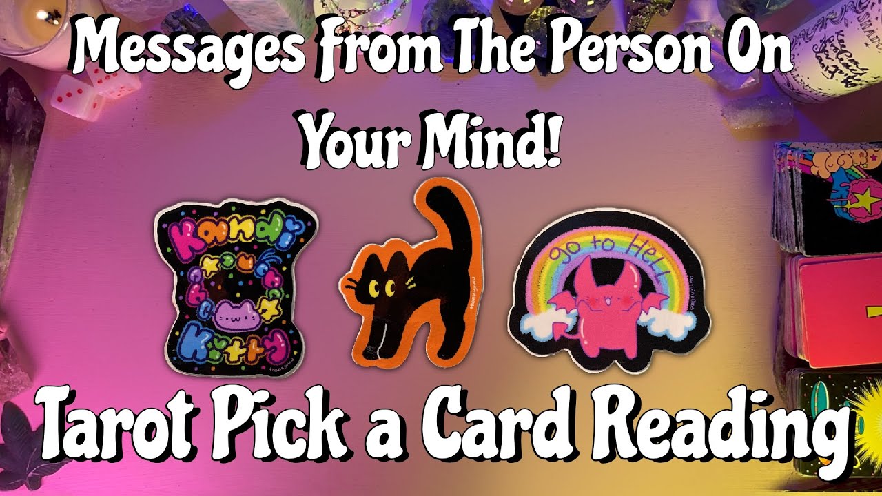 ⚡️Messages From The Person On Your Mind!⚡️ Tarot Pick a Card Reading