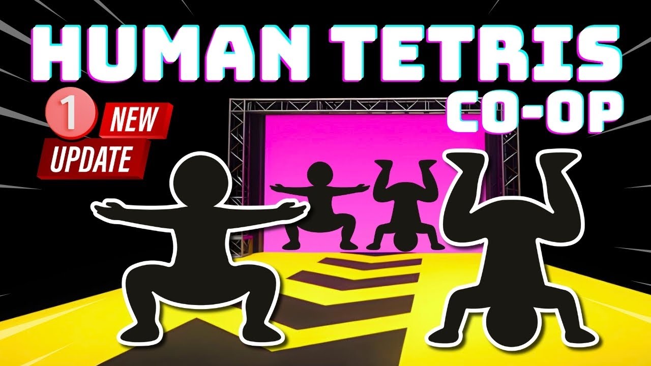 HUMAN TETRIS X CO - OP #1 | 2 player 
