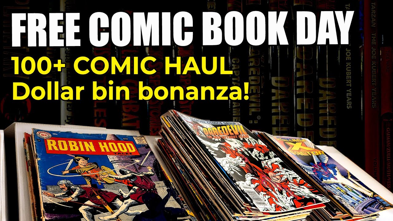 Free Comic Day Haul! 100+ Comic book BARGAINS and RARE FINDS!