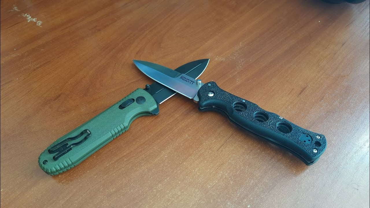 Cold Steel Counter Point * VS * SOG Pentagon XR - БИТВА КИНДЖАЛОВ