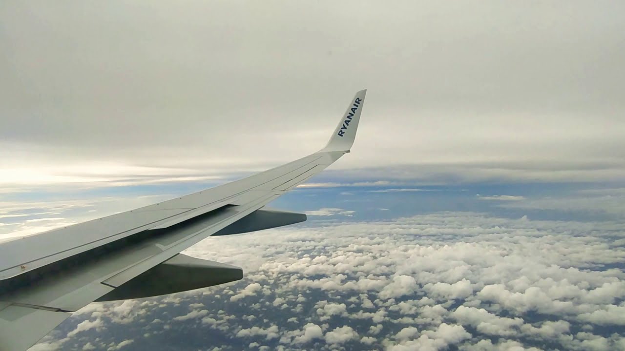 Ryanair Roma-Brindisi Atterraggio. (Landing)