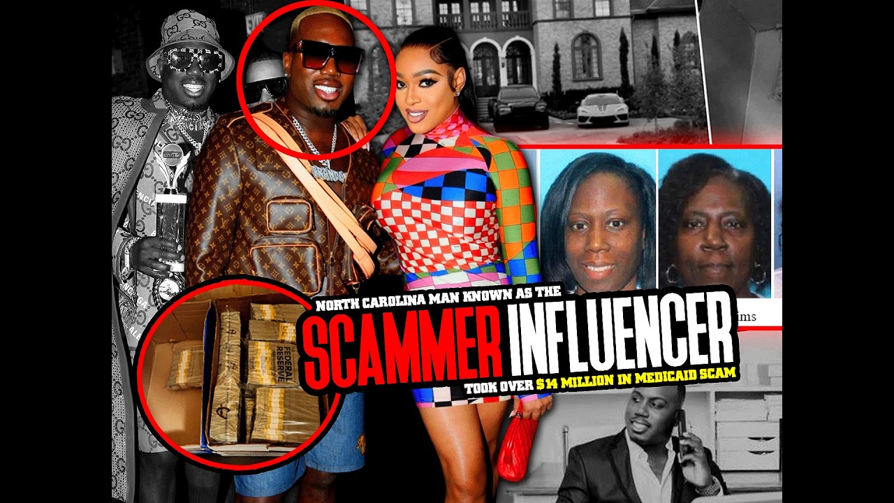Popular NC Motivational Influencer Scammed Medicaid For $14 Million With His Mother!!