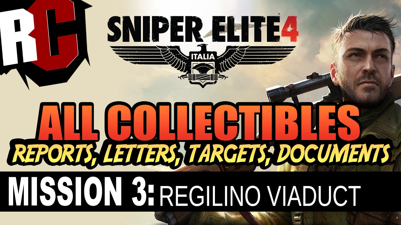 Sniper Elite 4 - Mission 3 Collectible Locations (Letters, Deadeye Targets, Duty Rosters,...)