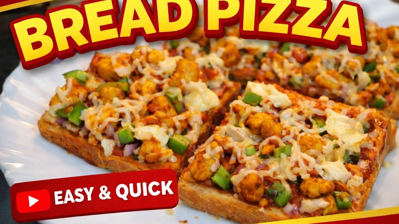 “You’ll Never Throw Away Bread Again 😱 Bread Pizza Recipe”/Easy Kids Evening snacks. 