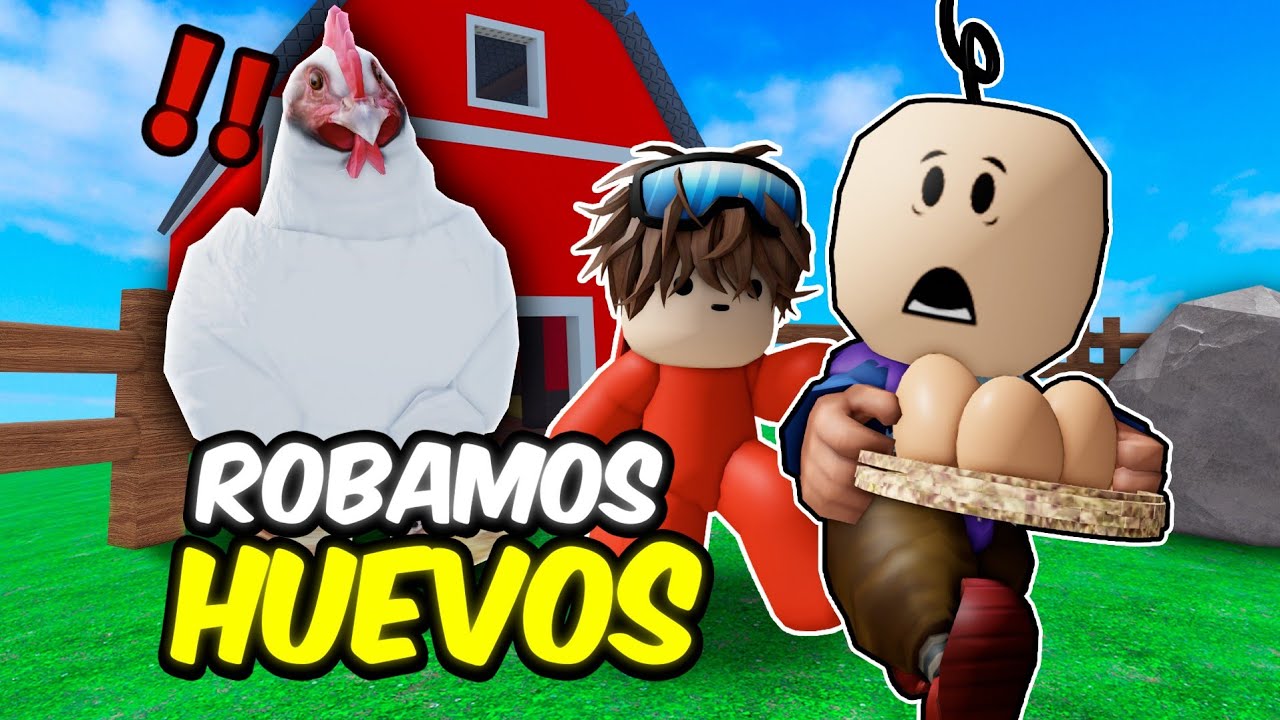 МЫ КРАДИМ ЯЙЦА У КУРИЦ В ROBLOX!! 🐔