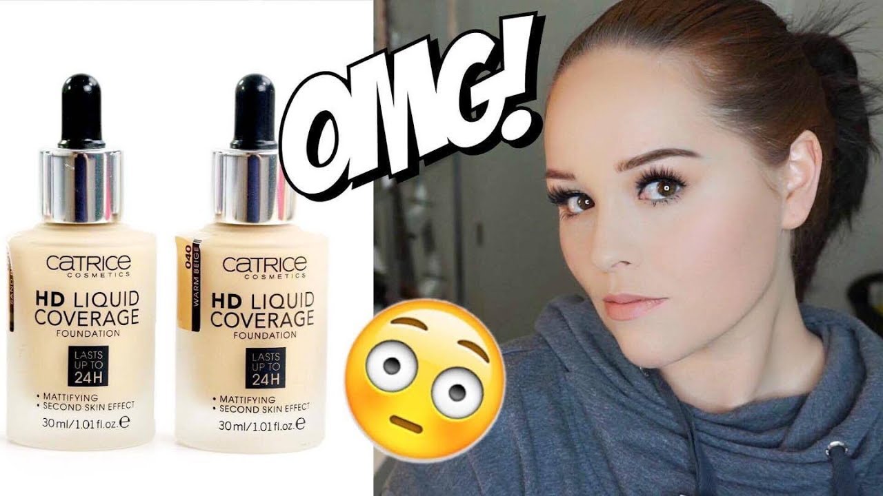 WIRKLICH SO GUT?! Drogerie Catrice HD Liquid Coverage Foundation im Test