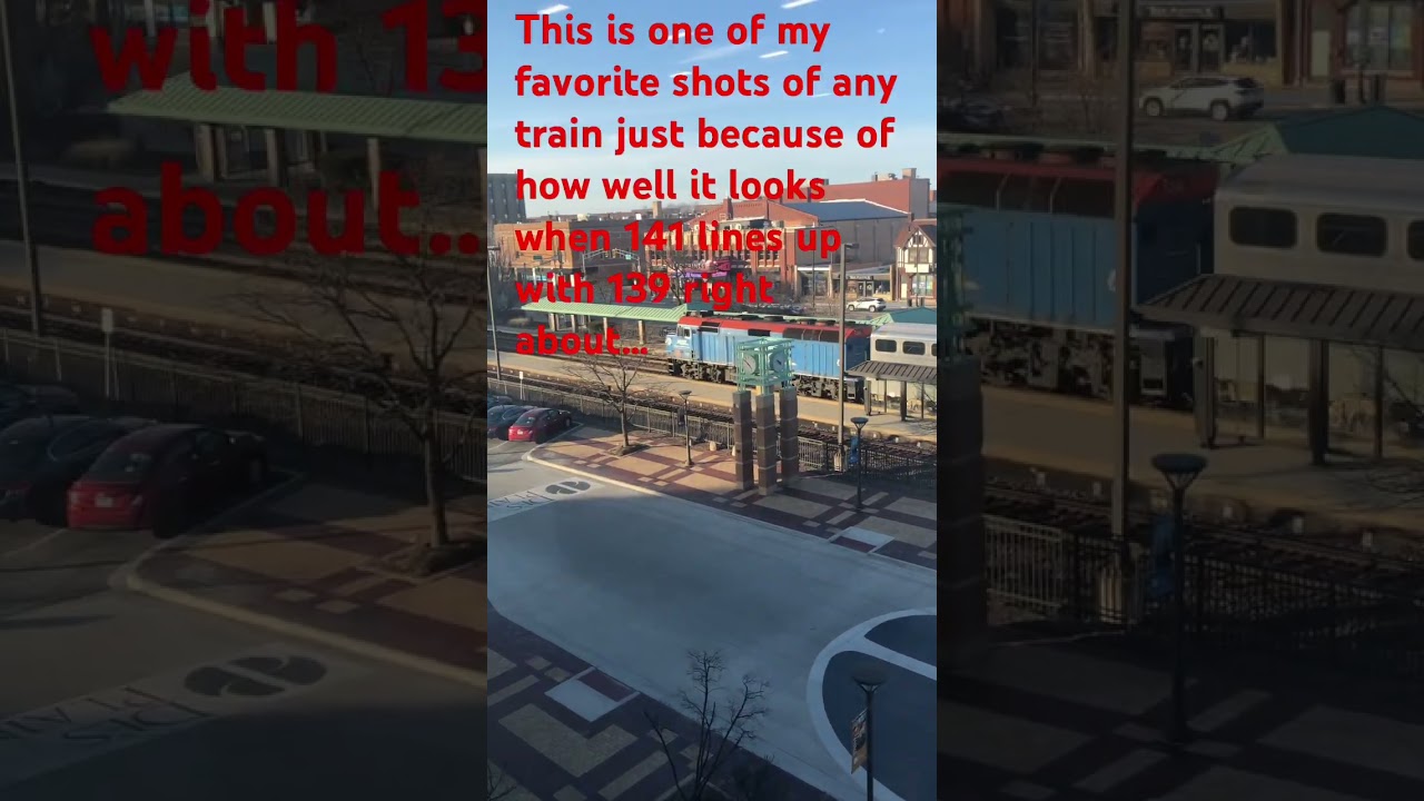 W Metra is cooking up W plan with W F40PH-3 141 #metrarail #railfanns #chicago