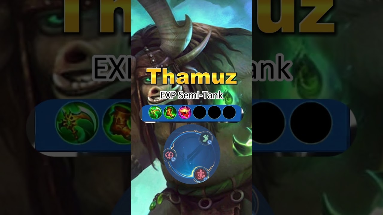2024 Thamuz Best Build Setup Guide #mlbb #shorts #Thamuz #chouexp