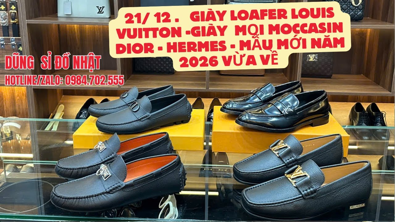 21/12- Giày Lười Loafer - Giày Đế Bệt Hàng Mới Năm 2026  Chọn Lọc Mẫu Đẹp