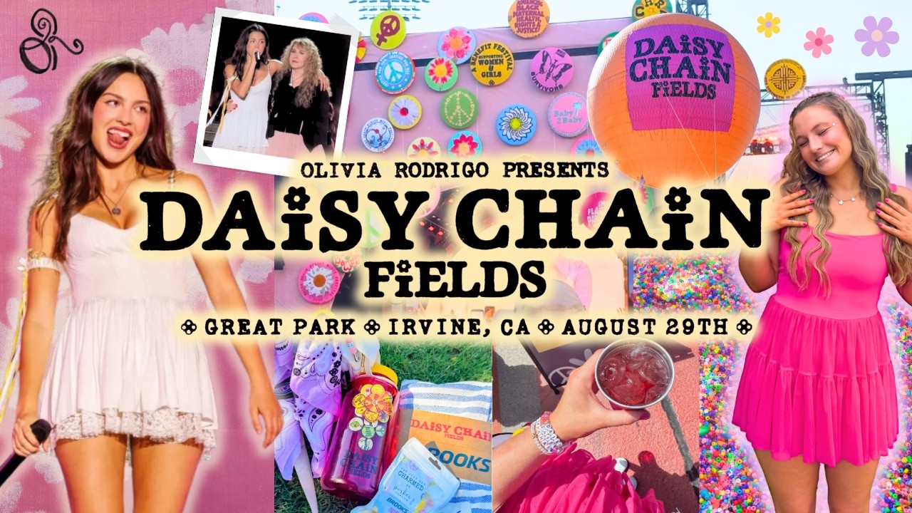 Мой опыт на Daisy Chain Fields 🌼 ВЛОГ + выступления Оливии Родриго и Chappell Roan
