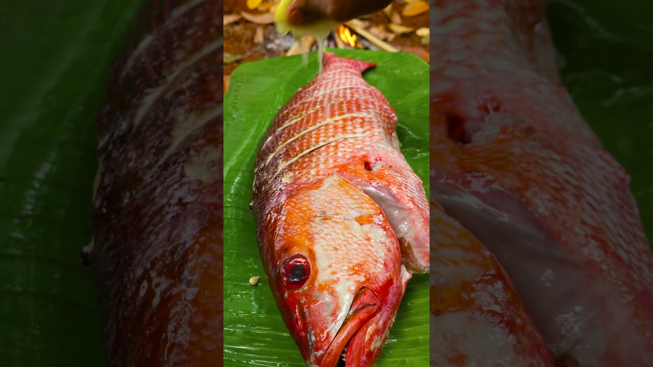 Big Fish Grilled Recipe  #shortsfeed