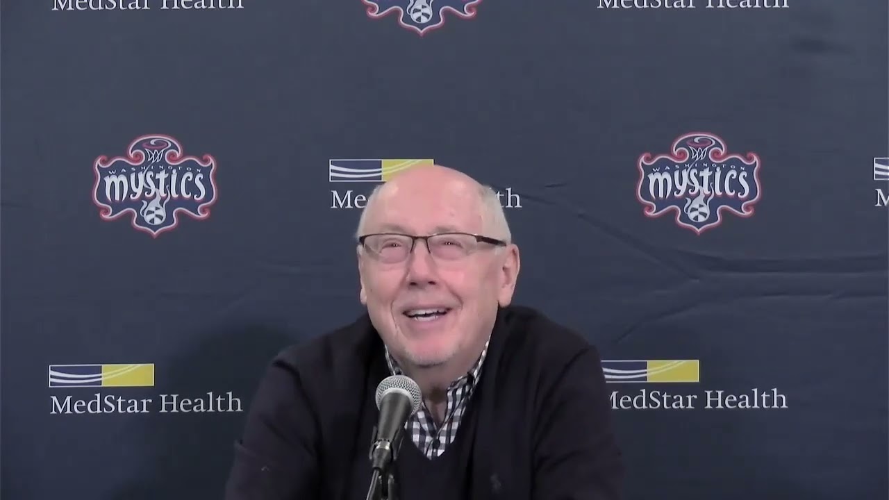 2022 WNBA Draft - Washington Mystics HC Mike Thibault and Christyn Williams