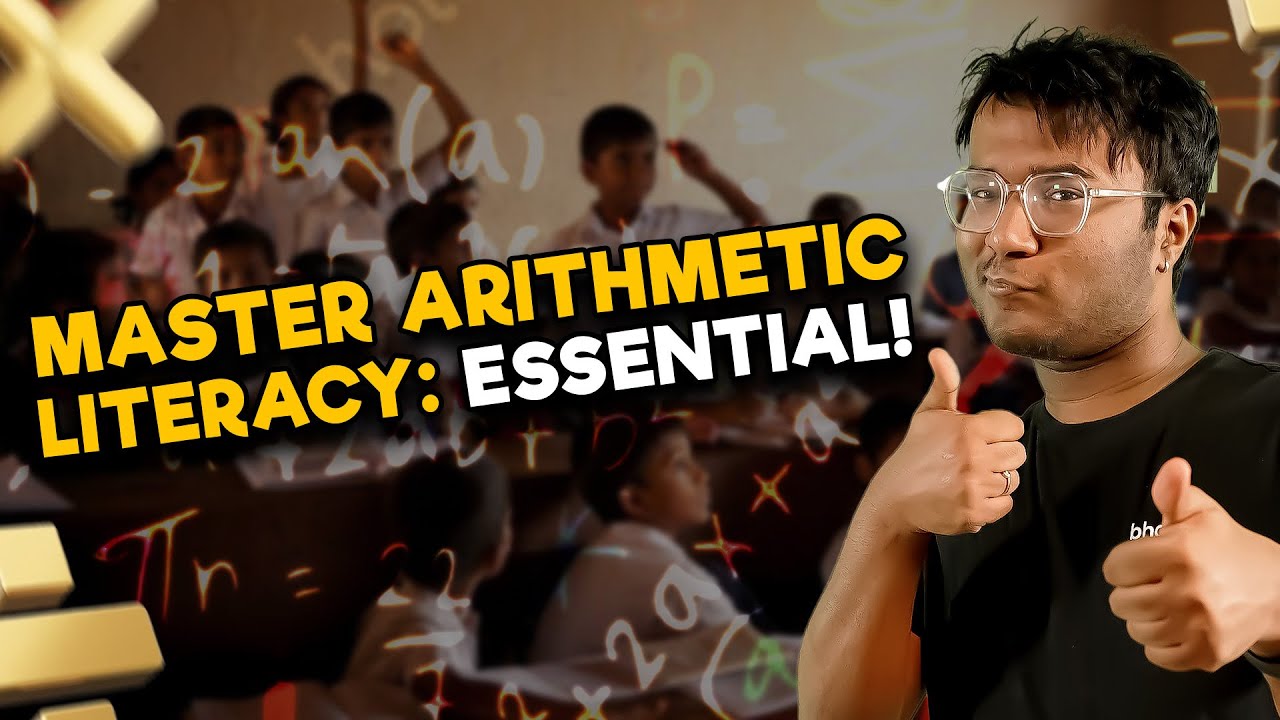 Arithmetic Literacy | Project Infinity | Neelakantha Bhanu - World's Fastest Human Calculator