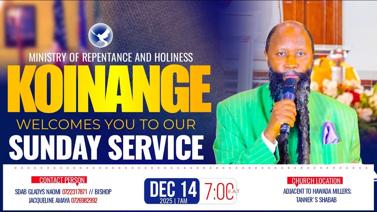 KOINANGE MAIN ALTAR | DECEMBER,14TH, 2025
