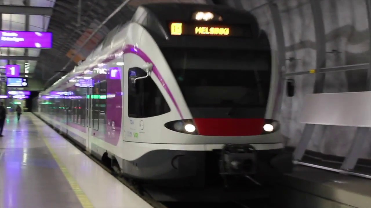 Trip to Helsinki / Helsinki trains, metro and trams 31.10.2017