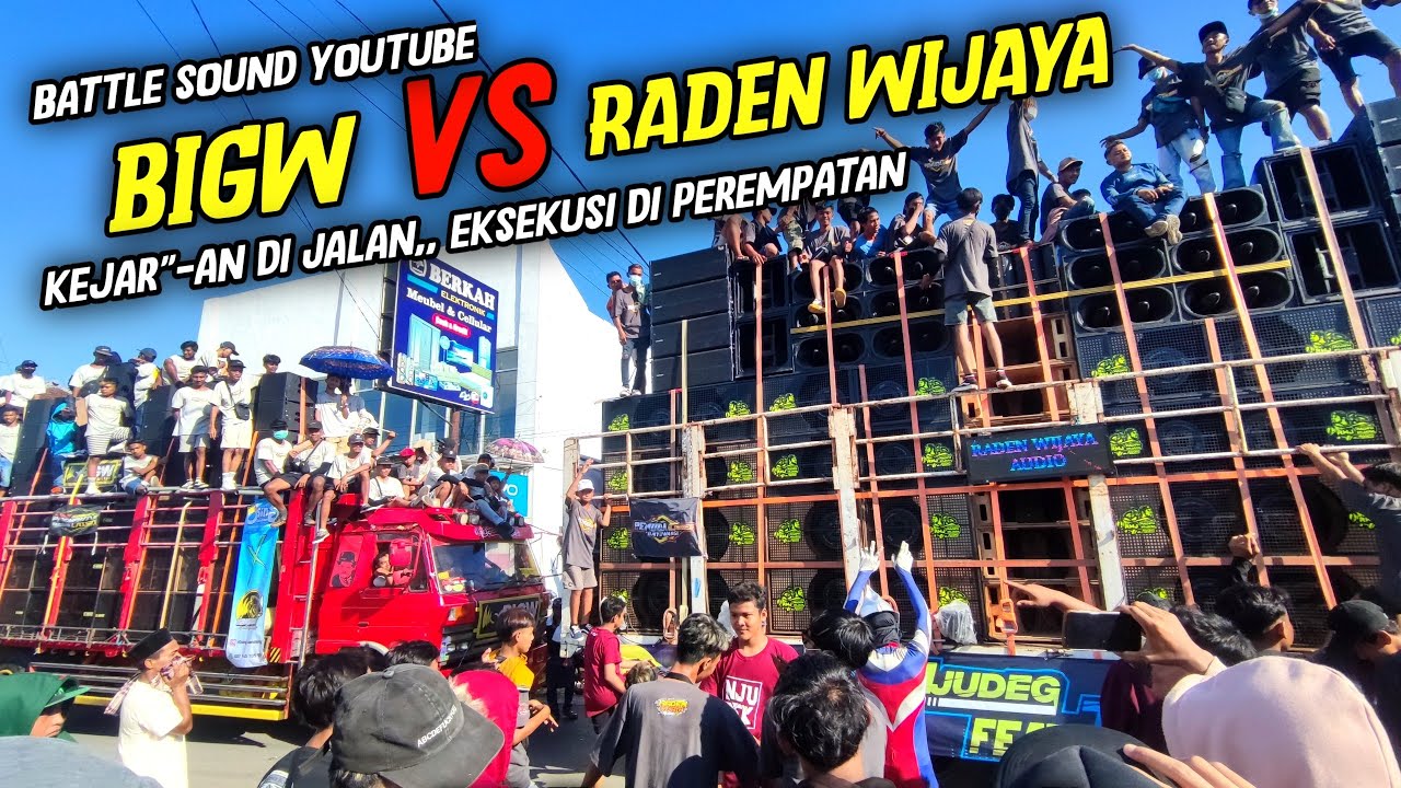 Battle idola anak muda RWJ vs BIGW,, Kejar kejaran di Jalan dieksekusi di perempatan 🔥