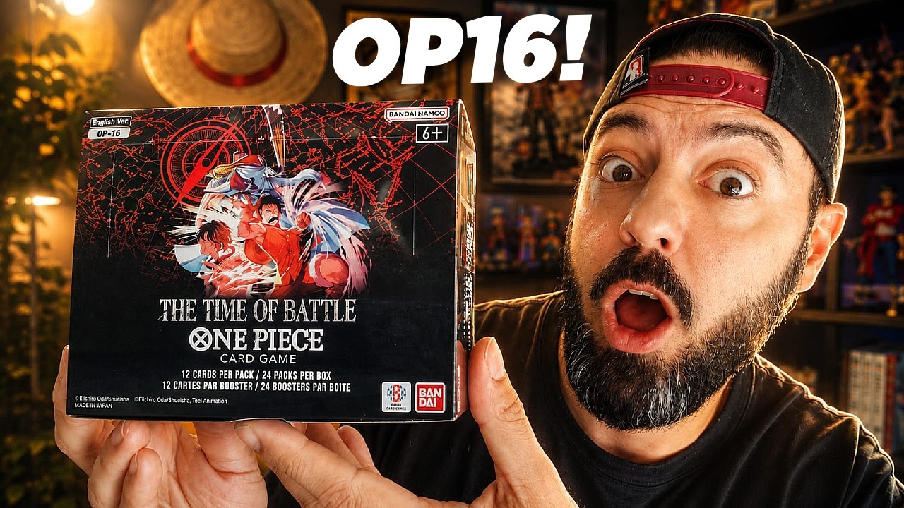 THE TIME OF BATTLE! ABRO UNA BOOSTER BOX DE OP16, LA NUEVA COLECCION DE ONE PIECE CARD GAME!