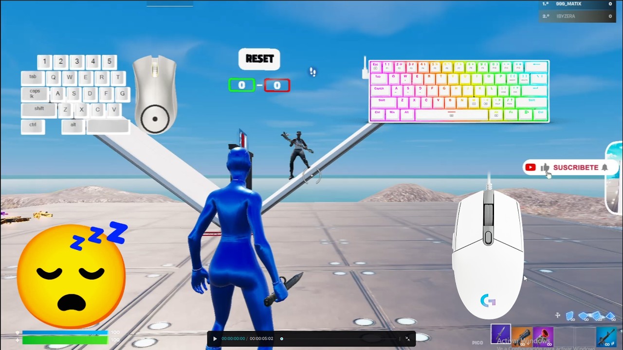 [4K 240FPS] keyboard redragon dragonborn / 1v1 Gameplay Fortnite / Matix