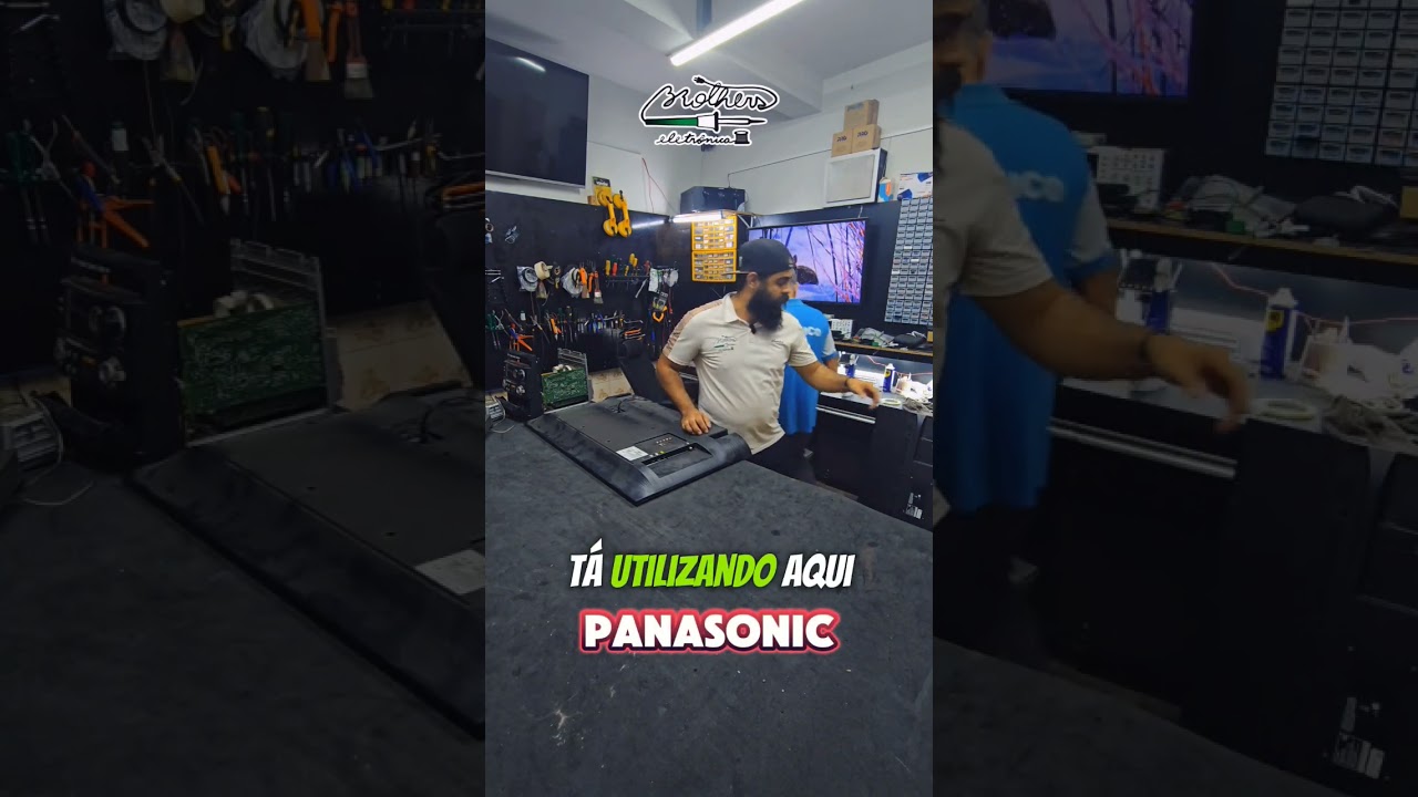 ADAPTANDO TELA DE TELEVISOR SAMSUNG 40J5290) TELA (PANASONIC 40C400B)[v&iacute;deo completo no canal] #tvs