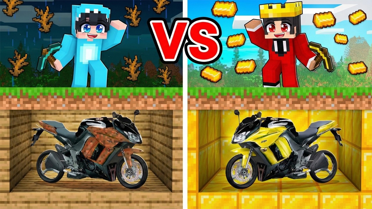 Minecraft Ama Gizli Motosikletler Bulduk!