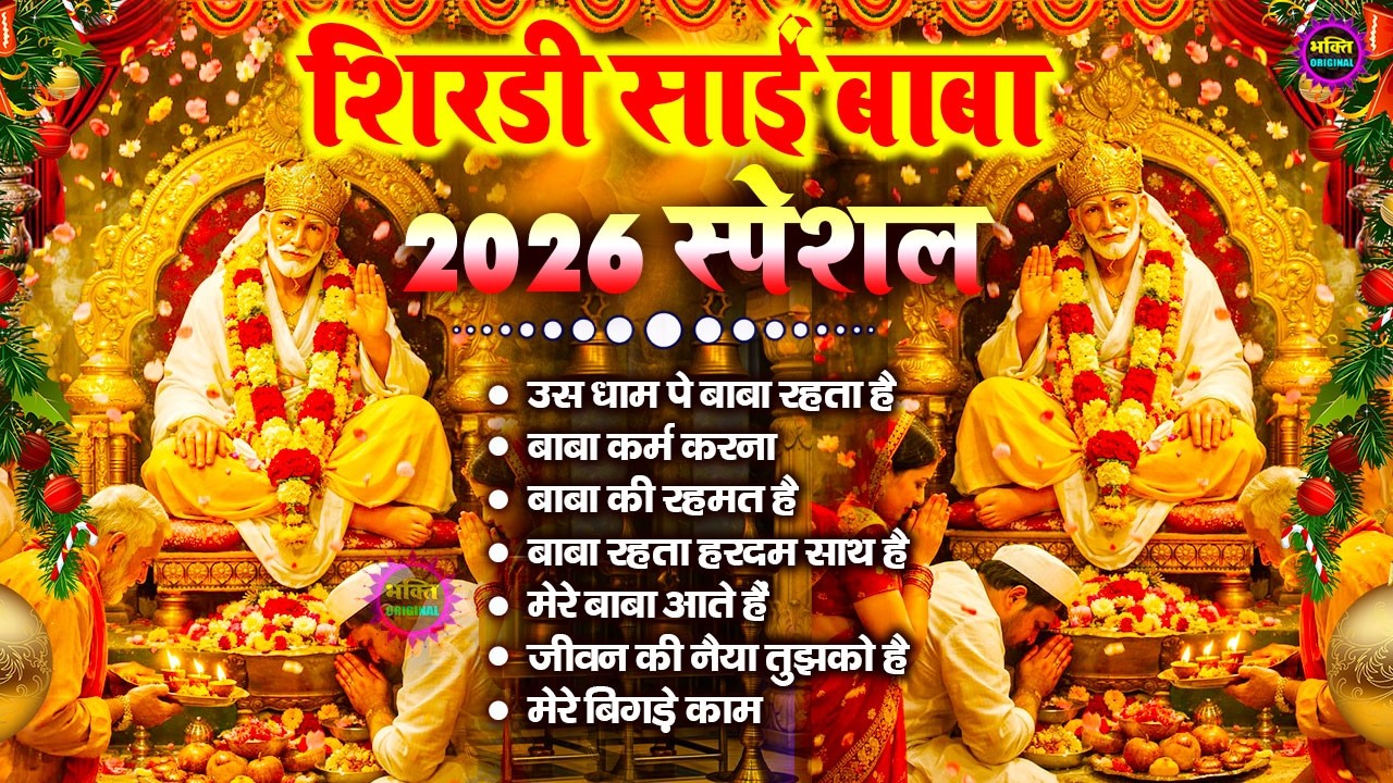 2026 Nonstop Bhajan Sai Ji : Popular Sai Baba Bhajan : Sai Baba Bhajan : Sai Baba 2026 New Songs